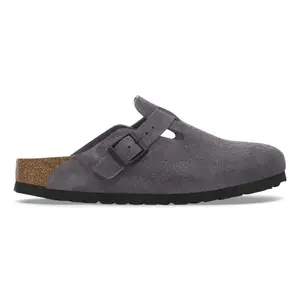 Clogs Birkenstock Boston Suede Leather