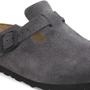Clogs Birkenstock Boston Suede Leather image-5
