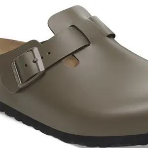 Leather clogs Birkenstock Boston image-5