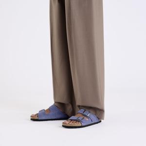 Suede leather sliders Birkenstock Arizona image-4