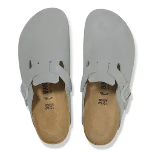 Clogs Birkenstock Boston Suede Leather image-5