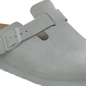 Clogs Birkenstock Boston Suede Leather image-6