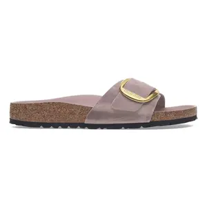 Oiled natural leather sandals for women Birkenstock Madrid Big Buckle image-0