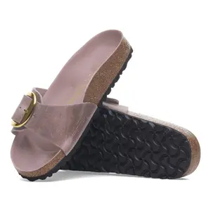 Oiled natural leather sandals for women Birkenstock Madrid Big Buckle image-6