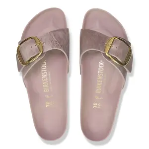 Oiled natural leather sandals for women Birkenstock Madrid Big Buckle image-5