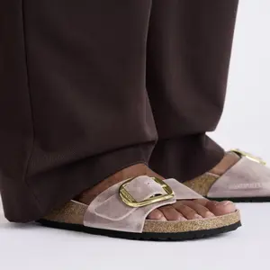 Oiled natural leather sandals for women Birkenstock Madrid Big Buckle image-3