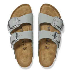 Leather sandals with a large buckle for women Birkenstock Arizona image-3