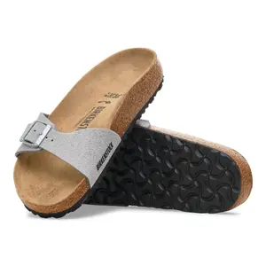 Sandaler Birkenstock Madrid BS Synthetik Shiny Glitter Silver (Étroit) image-2