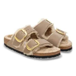 Women's slides Birkenstock Arizona Big Buckle Shearling image-3