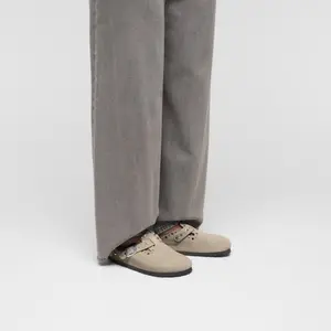 Zuecos de piel de ante remachados Birkenstock Boston image-6