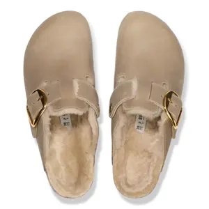 Women's clogs Birkenstock Boston Big Buckle Shearling image-5