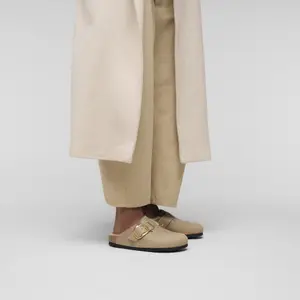 Women's clogs Birkenstock Boston Big Buckle Shearling image-1