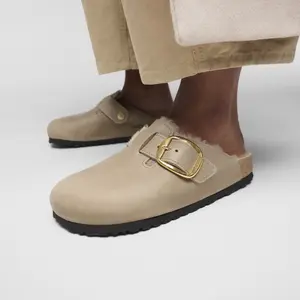 Women's clogs Birkenstock Boston Big Buckle Shearling image-4