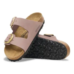 Leather sandals with a large buckle for women Birkenstock Arizona image-6