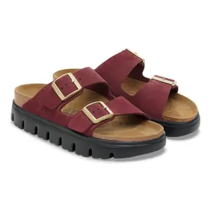 Sandales en cuir suédé à plateforme femme Birkenstock Arizona image-2