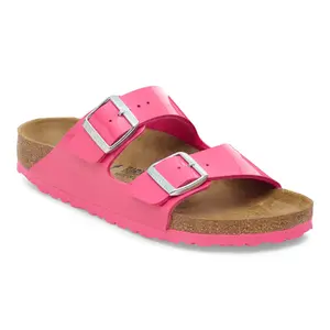 Women's patent sandals Birkenstock Arizona Birko-Flor image-1