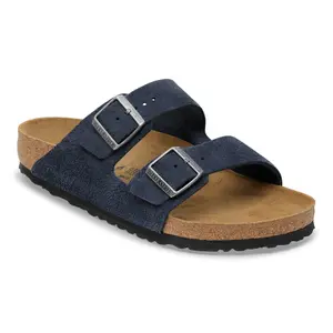 Suede leather sandals Birkenstock Arizona image-1