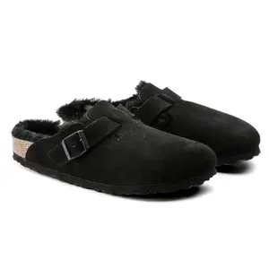Clogs Birkenstock Boston Suede Leather image-4