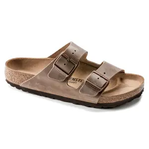 Oiled leather sandals Birkenstock Arizona image-1