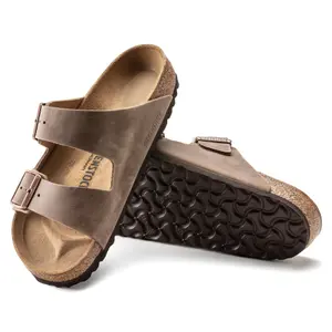 Oiled leather sandals Birkenstock Arizona image-6