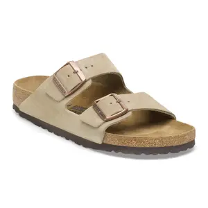 Leather sandals Birkenstock Arizona Suede image-1