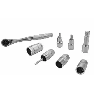 Juego de carraca de ½" con extensión y herramientas set Birzman