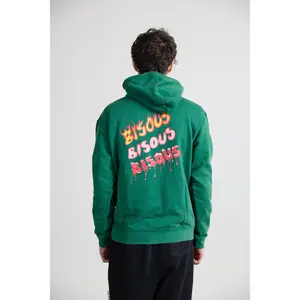 Sweatshirt med huva Bisous Skateboards Hot Blood image-1