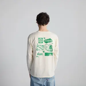T-shirt manches longues Bisous Skateboards Flyer image-1