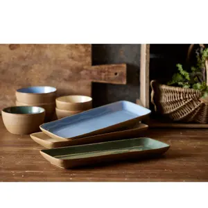 Plat de service rectangulaire Bitz Wood image-2