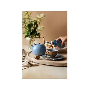 Tazza con piattino Bitz Wood image-1