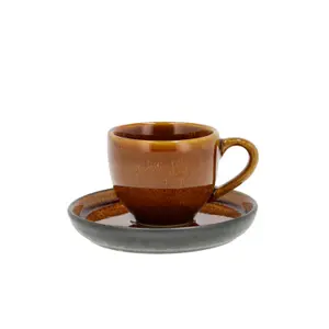 Espressotasse mit Untertasse Bitz image-0