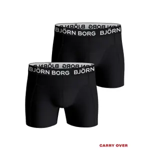 Kids' stretchy cotton boxer shorts Björn Borg (x2)