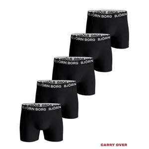 Fitted Stretch Cotton Boxer for Children Björn Borg (x5)