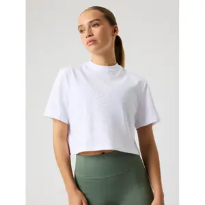 Women's oversized cropped T-shirt Björn Borg Studio image-4