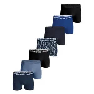 Katoenen stretch boxershorts Björn Borg (x7) image-0