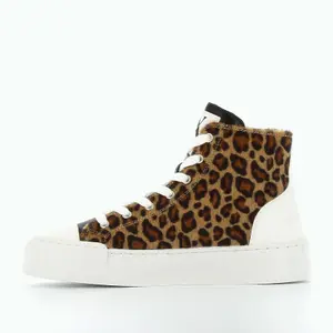 Baskets femme Vanessa Wu éclair montantes léopard image-3