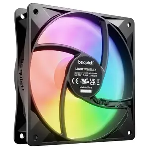 Be Quiet! Light Wings LX High Speed RGB PC Case Fan (x3) image-2