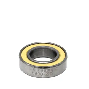 Roulement céramique Black Bearing 6800-2RS - 10 x 19 x 5 mm image-0