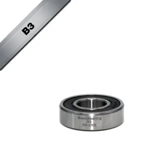 Bearing Black Bearing B3 - R8-2RS - 12,7 x 28,58 x 7,94 mm image-0