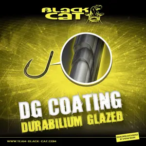 5 piezas de anzuelos triples con punta curva Black Cat DG DG coating image-2