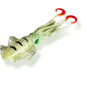 Leurre flotteur en U Calamar brille dans le noir Black Cat image-0