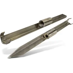 Portacañas de acero inoxidable Black Cat