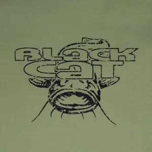Military T-shirt Black Cat image-1