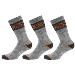Chaussettes hautes de travail Black+Decker Tek (x3) image-0