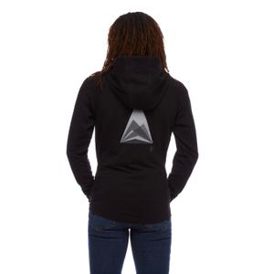 Women's hooded sweatshirt Black Diamond Mountain Transparency FZ HDY image-2