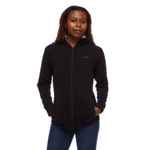 Women's hooded sweatshirt Black Diamond Mountain Transparency FZ HDY image-1