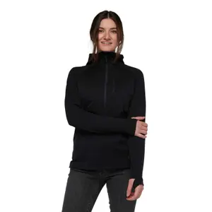 Women's hooded sweatshirt Black Diamond Coefficient QZ image-1