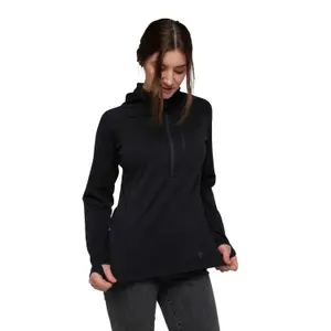 Women's hooded sweatshirt Black Diamond Coefficient QZ image-2