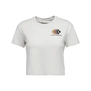 Women's T-shirt Black Diamond Crop
