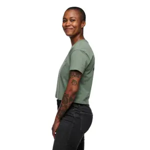 T-shirt femme Black Diamond Faded Crop image-4